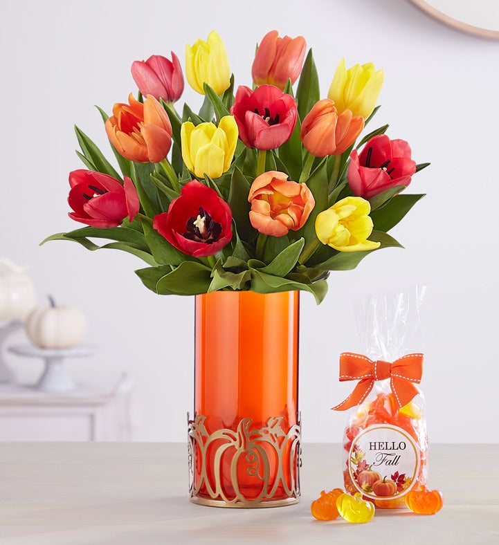 Harvest Spice™ Tulips + Free Candy